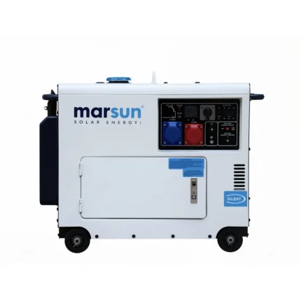 Marsun MVD6 5,5 kW trifazis dyzelinis generatorius su garso izoliaciniu gaubtu, AVR