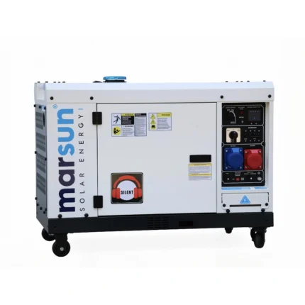 Marsun MVD8 7,5 kW trifazis dyzelinis generatorius su garso izoliaciniu gaubtu, AVR