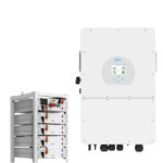 Inverterio SUN-15K-SG01HP3-EU, 4x akumuliatorių modulių, 1x BMS, 1x rack komplektas
