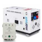 Komplektas MHD20000 18 kW trifazis dyzelinis generatorius su ATS