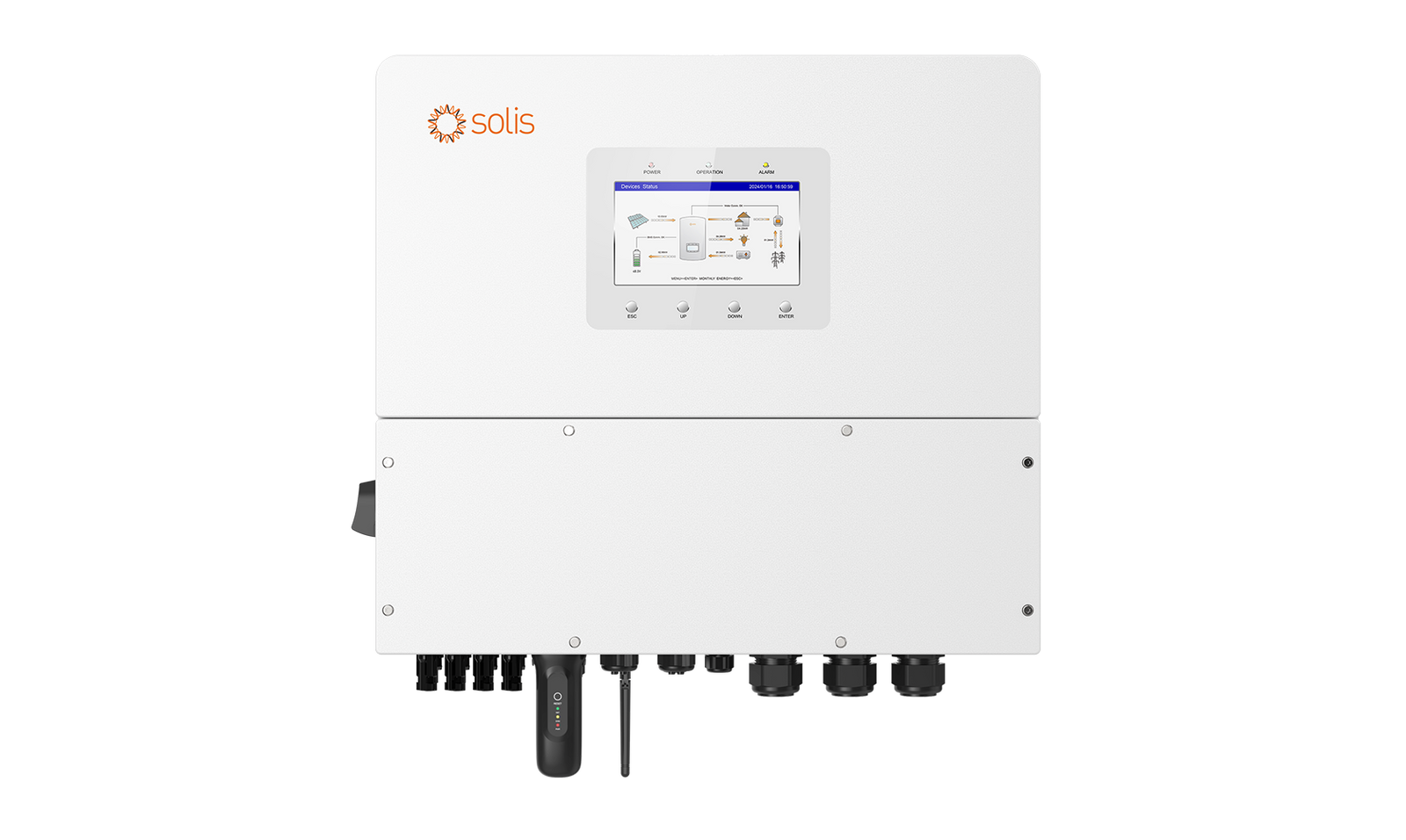 Solis S6-EH3P12K-H-EU hibridinis inverteris | 12kW | 3 fazės | HV Solis S6-EH3P12K-H-EU hibridinis inverteris | 12kW | 3 fazės | HV